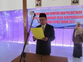 Pelantikan Konversi Perangkat Desa Giripanggung