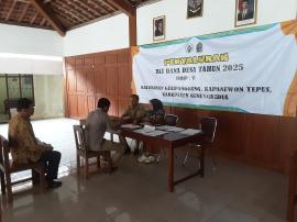 Pemerintah Kalurahan Giripanggung Salurkan BLT Dana Desa Tahap V kepada 55 KPM