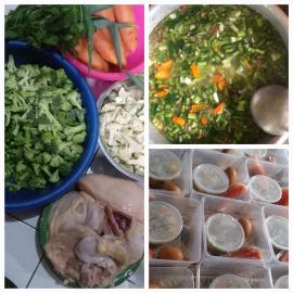Hari Ke-7 Penyaluran PMT, Kalurahan Giripanggung Terus Dorong Pencegahan Stunting Lewat Menu Bergizi