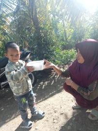 Hari ke-21, Kalurahan Giripanggung Lanjutkan Penyaluran PMT untuk Balita Risiko Stunting