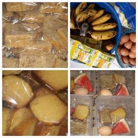 Hari ke-24 Penyaluran PMT, Pemkal Giripanggung Bagikan Bolu Pisang untuk Balita Resiko Stunting