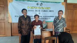 Pemerintah Kalurahan Giripanggung Salurkan BLT-DD Tahap VII kepada 55 Penerima