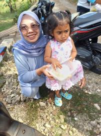 Hari ke-41, Kalurahan Giripanggung Salurkan PMT untuk Balita Risiko Stunting