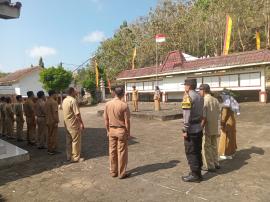 Apel Rutin Senin Kalurahan Giripanggung Bahas Singkat Agenda HUT RI ke-80