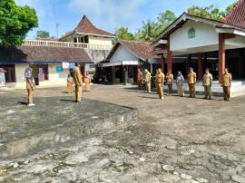 Pemerintah Kalurahan Giripanggung Gelar Apel Rutin Bahas Musibah di Padukuhan Palgading