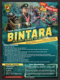 Pendaftaran Bintara dan Tamtama Prajurit Karier TNI AD 2026 Gelombang I Resmi Dibuka Secara Online