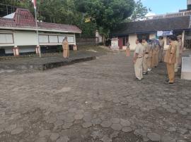 Pemerintah Kalurahan Giripanggung Gelar Apel Rutin Hari Senin 