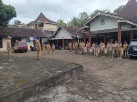 Pemerintah Kalurahan Giripanggung Gelar Apel Rutin Bahas Kedisiplinan