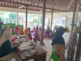 Posyandu Mawar Merah Padukuhan Regedeg Laksanakan ILP, Penimbangan Balita, dan Kunjungan Rumah