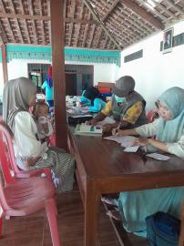 Kader Posyandu Padukuhan Banjar Laksanakan ILP dan Penimbangan Balita