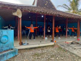 Pemerintah Kalurahan Giripanggung Gelar Senam Rutin GERMAS 