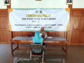 Pemkal Giripanggung Salurkan BLT Dana Desa Tahun 2026 Periode Mei kepada 20 KPM