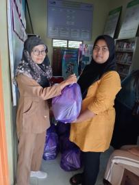Pemkal Giripanggung Laksanakan Penyaluran PMT Ibu Hamil untuk 8 KPM