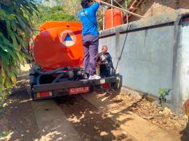 Kalurahan Giripanggung Mulai Menerima Bantuan Droping Air Bersih dari BPBD Gunungkidul