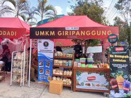 Giripanggung Turut Meriahkan Pameran UMKM se-Kapanewon Tepus